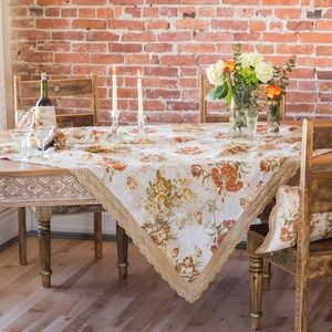 April Cornell Tablecloth Conservatory Linen 54x54